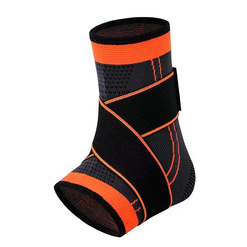 Sports Ankle Support Brace for Basketball, Running, Fitness - Compression Strapping with Anti-Twist Protection, Professional Ankle Joint Stabilization